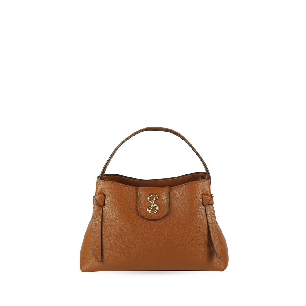 2458 Sam And Libby Reyes Double Knot Satchel - Cognac